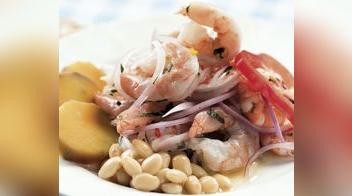 Ceviche de langostinos