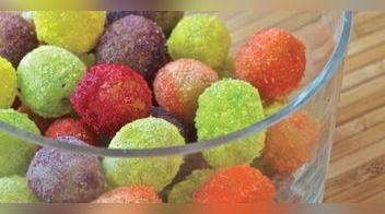 Uvas de colores: recta paso a paso