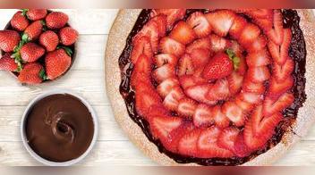 Pizza de chocolate: receta paso a paso
