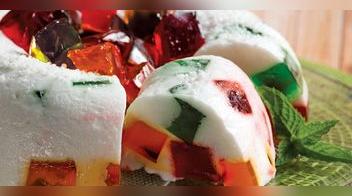 Bavarois colorido: receta paso a paso