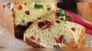 Queque inglés navideño