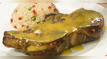Chuleta en salsa de durazno: Receta paso a paso VIDEO
