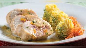 Enrollado de pollo con jamón y queso: receta paso a paso