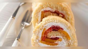 Pionono relleno de fruta: receta paso a paso