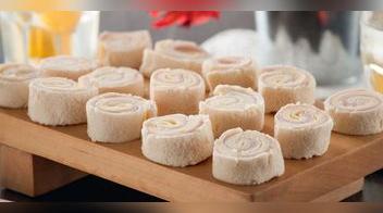 Enrolladitos de queso y jamón (bocaditos)