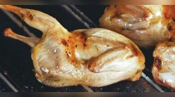 Codornices a la parrilla: receta paso a paso