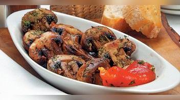 Champiñones a la parrilla