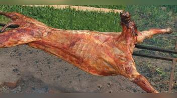 Cordero al palo o cruz: receta paso a paso