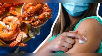 ¿Es seguro comer mariscos post vacuna covid?