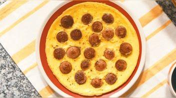 Tortilla de huevo con hot dog: receta paso a paso