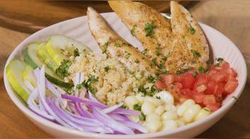 bowl de quinua con pollo: receta paso a paso