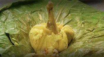 Juane amazónico de gallina o pollo