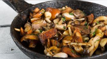 Guarnición de hongos (receta saludable)