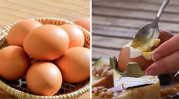 huevos y huevo pasado