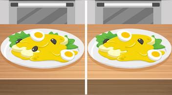 ¡Solo tienes 10 segundos! Encuentra las 7 diferencias entre los dos platos de papa a la huancaína