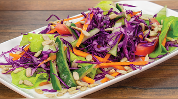 Ensalada con semillas de girasol (receta saludable)