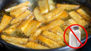 ¿Por qué NUNCA debes echar sal mientras fríes tus alimentos?