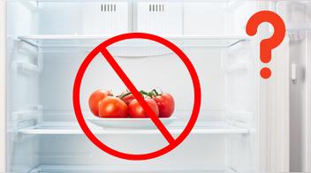 ¿Por qué se dice que es un error guardar los tomates en el refrigerador?