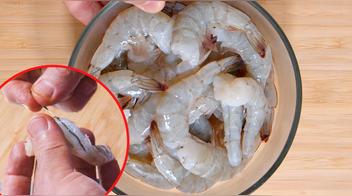 Cómo limpiar los langostinos en 4 pasos