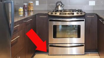 Esta es la verdadera función del cajón inferior del horno (No es para guardar cosas)