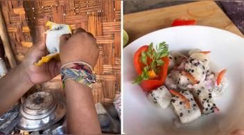 Cómo hacer ceviche de pitahaya