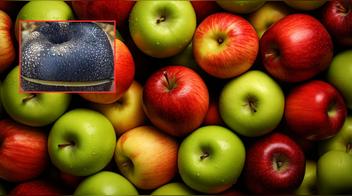 Esta manzana que es un “diamante negro”, conoce cuánto cuesta, cómo es su sabor y dónde se cultiva