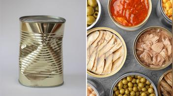 Latas abolladas: Este es el gran riesgo de consumir los alimentos que contienen