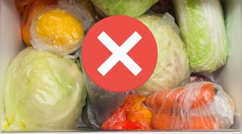 Gran error: Mira lo que pasa cuando ponemos las VERDURAS dentro de BOLSAS de plástico en el refrigerador