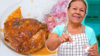 Cómo preparar pollo al horno con ensalada rusa (VIDEO)