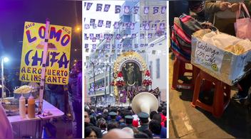 ¿Qué comida al paso consumen los fieles del Señor de los Milagros?