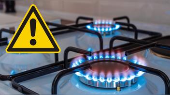 Este es el peligro de tener una cocina a gas