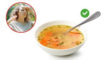 ¿Por qué debes tomar sopa caliente en verano?