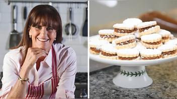 Alfajores de maicena receta casera de Sandra Plevisani