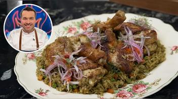 Receta fácil de arroz con pollo de Giacomo Bocchio: Aprende cómo prepararla