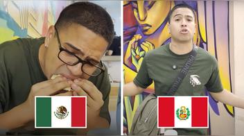 Youtuber peruano prueba comida mexicana y compara un taco con un famoso plato peruano: "Parece…”