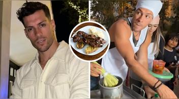 Patricio Parodi aparece vendiendo anticuchos en el Agustino