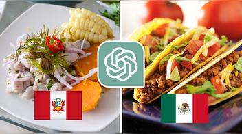 Comida peruana vs. mexicana: cuál es mejor, según CHATGPT