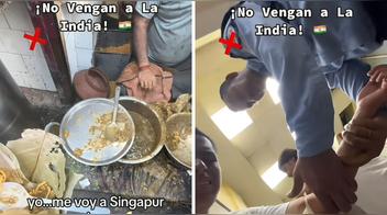 Peruano prueba comida callejera en la India y termina en el hospital