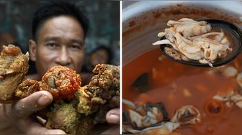 Este país vende comida hecha con carne de la basura: es separada, lavada y cocinada en salsa