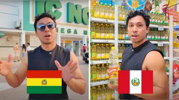 ¿Bolivia es más barato que Perú? Youtuber peruano compara precios de supermercado