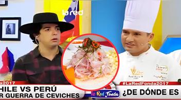 Presentadores chilenos se burlan del origen del ceviche frente a chef peruano: “Es ecuatoriano”
