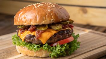 Por qué se considera comida “chatarra” a la hamburguesa si contiene carne, tomate, cebolla y lechuga
