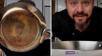 Deja tus sartenes como nuevas: el mejor truco para quitar la grasa quemada