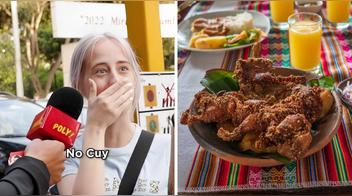 Jóvenes extranjeras rechazan probar cuy peruano: “Los cuyes son amigos, no comida”