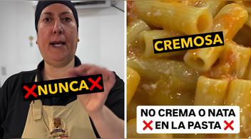 Este es el secreto de una chef italiana para hacer pasta cremosa: “En Italia es pecado utilizar crema o nata”