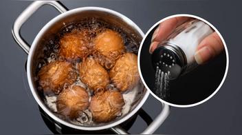 ¿Para qué sirve realmente echar sal al agua al hervir huevos?