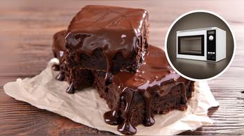 ¡Sin horno, sin harina y listo en 15 minutos! La receta del brownie más esponjoso