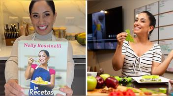 Nelly Rossinelli presenta su primer libro de recetas y programa propio de TV tras el fin de  “El Gran Chef Famosos”