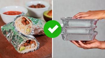 Así debes usar el papel aluminio  para mantener la comida fresca o caliente por más tiempo