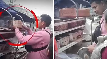 Queques son vendidos de forma insalubre a negocios y panaderías